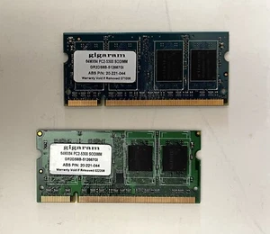 gigara 1GB (2x512MB) PC2-5300 DDR2-667 667MHz GR2DS8B-512667GI SO-DIMM Memory - Picture 1 of 1