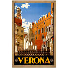 Vintage Stil Metallschild Verona Reise 24 x 36