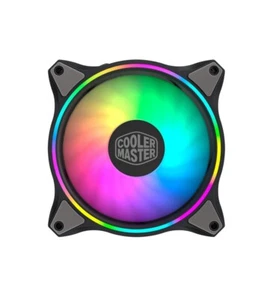 120mm Cooler Master MasterFan MF120R Halo Dual Loop MFL-B2DN-18NPA-R1 ARGB Fan - Picture 1 of 8