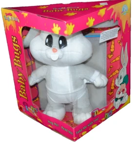 Looney Tunes Lovable Baby Bugs Bunny w/Story Book Hug Me Books NRFB Vtg 1999 - Picture 1 of 9