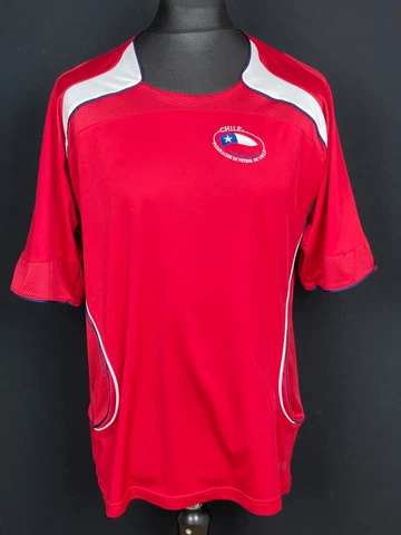Chile National Team Home Football Shirt Men's Size L Fan Soccer Jersey Camiseta Cover