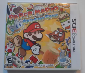Paper Mario: Sticker Star (Nintendo 3DS) Complete with game, case, manual! - Picture 1 of 7
