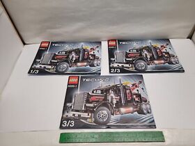 Lego Technic 8285 Tow Truck 3 instruction Manuals Only