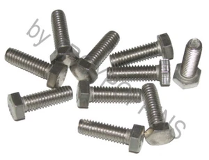 BULLONI TESTA ESAGONALE 10-SS 5/16-18 X 1 HH VITI MACCHINA ACCIAIO INOX 18-8 FERRAMENTA - Foto 1 di 1