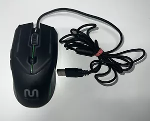 Monoprice 6 Key Gaming Mouse Adjustable Sensor Rate PID 11155 - Picture 1 of 7