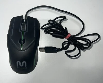 Monoprice 6 Key Gaming Mouse Adjustable Sensor Rate PID 11155 - Image 1 of 4