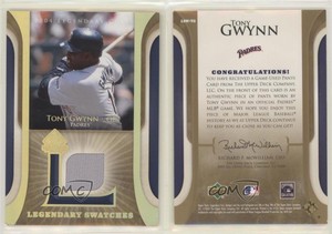 2004 SP Legendary Cuts Legendary Swatches Tony Gwynn #LSW-TG HOF