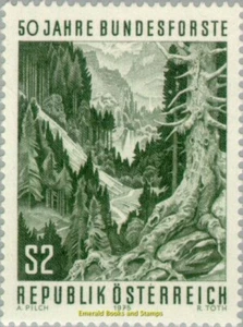 EBS Austria 1975 - 50th Anniversary Federal Forests - ANK 1505 - MNH** - Picture 1 of 1