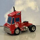 HO Scale Jersey Central Lines Truck Red Semi Cab Over Tractor 1/87 Metal Built