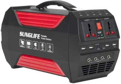 SUNGLIFE 500W Portable Generator, 280Wh 78000mAh Power Station, 110V AC Outlet - Image 1 of 4