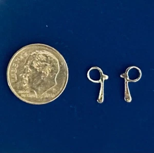 RDLC 1:12 Clásico/Casa de Muñecas Modelo Caballo Escala MEDIA MEJILLA BROCA - Estaño - Imagen 1 de 1