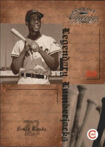 2004 Donruss Classics Legendary Lumberjacks #22 Ernie Banks /1000 - NM-MT