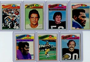 1977 Topps 13 Card Group Lot With HOFs and Stars Inc. Staubach, Marinaro, Ham - Picture 1 of 4