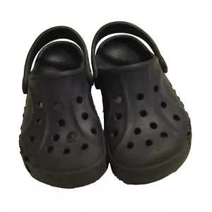 Crocs Kids Classic Navy Blue Clogs Kids C 10 Shoes Boys Girls Unisex Ankle Strap - Picture 1 of 8
