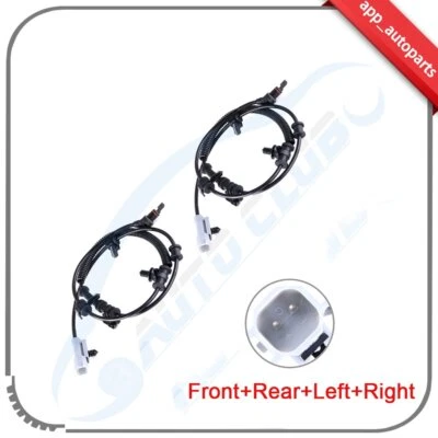 2 Front Rear ABS Speed Sensor For Jeep Grand Cherokee 2005-2009 2010 Commander Foto 1 de 4