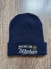 TOTTENHAM HOTSPUR VINTAGE BEANIE HATS WHITE HART LANE