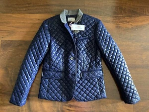 Vineyard Vines 4 maritim marineblauer STEPPBLAZER 2-Knöpfe Jacke wattiert neu mit Etikett - Bild 1 von 6