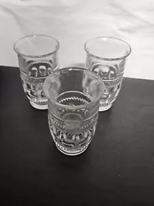 Bicchiere piatto vintage Tiffin vetro corona re francescani 9 oz vetro singolo - Foto 1 di 11