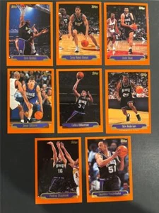 1999/00 Topps Sacramento Kings Team Set 8 carte - Foto 1 di 1