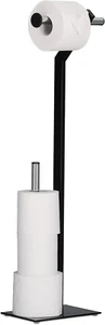 Relaxdays Wc-Set Toilet Paper Holder Free Standing, Toilet Roll Butler Spares... - Picture 1 of 1
