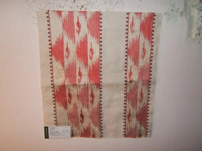 G P & J Baker, Charteris, Ikat bordado, remanente, varios colores Foto 1 de 3