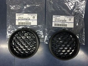 2008-2014 Subaru Impreza Left & Right Fog Light Cover Grilles BLACK OEM NEW SET - Bild 1 von 1