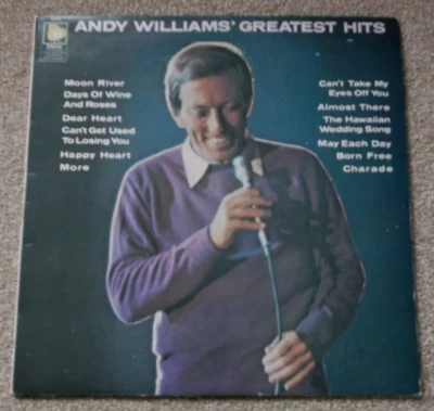 Andy Williams' Greatest Hits 12" Vinyl LP Record - 1970. CBS 63920 - Image 1 of 3
