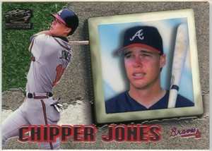 1998 Pacific Invincible Silver Chipper Jones  *ATLANTA BRAVES*