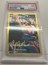 1994 UD Collectors Choice GOLD Signature Allan Houston #162 PSA 9 NONE Higher!