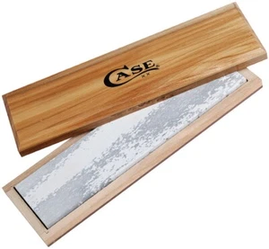 Case XX Bench Top Sharpening Kit Soft Arkansas Stone With Wooden Storage Case - Picture 1 of 2