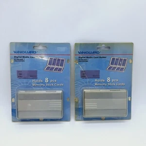 2 Vanguard Memory Stick Card Holder Case DI Holder 7 VGA -0203MS Holds 8 In Each - Picture 1 of 5