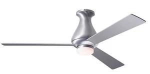 Modern Fan Company Altus Brushed Aluminum 42" Flush Ceiling Fan with LED Light - Picture 1 of 1
