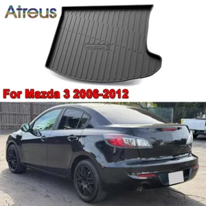 Alfombrilla de carga para maletero trasero para todo tipo de clima negra para Mazda 3 2006-2012 - Imagen 1 de 8