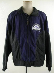 Colorado Rockies Baseball MLB Vtg 1990's Men's XXL Pro Player Waterproof Jacket - Picture 1 of 22