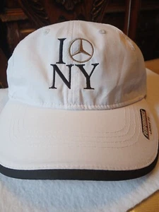 Ladies Golf Hat Kate Lord Mercedes New York Adjustable White NWOT - Picture 1 of 4
