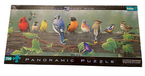 New Songbird Panoramic Puzzle 750 Piece Buffalo Games Hautman Brothers Birds