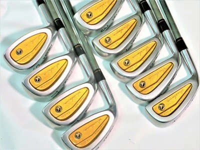 Left-handed Gold Back Face HONMA LB-606 9pc 1star R-FLEX IRONS SET NWO - Image 1 of 4