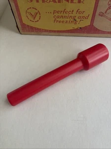 Victorio Strainer No. 200 Red  Plunger Replacement Part Only - Picture 1 of 3