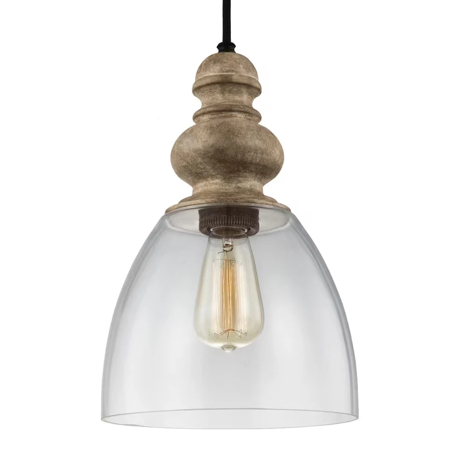 Feiss P1395 Matrimonio 1 Light Mini Pendant - Driftwood
