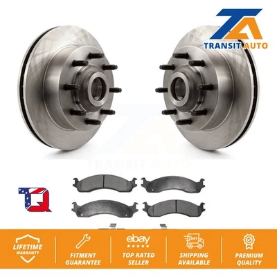 Brake Rotors Semi-Metallic Pad Front Kit For Dodge Ram 2500 3500 Van B3500 B2500 - Image 1 of 4