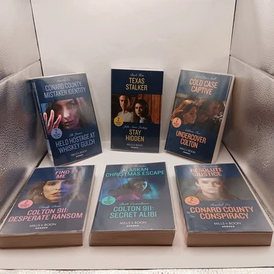 Mills & Boon Heroes Series 2-in-1 Novels Romance 6x Book Bundle Ex-Library - Image 1 of 4