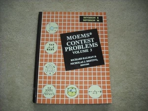 MOEMS Contest Problems Volume 3 Math Olympiad Practice Book Division E/M - Picture 1 of 1