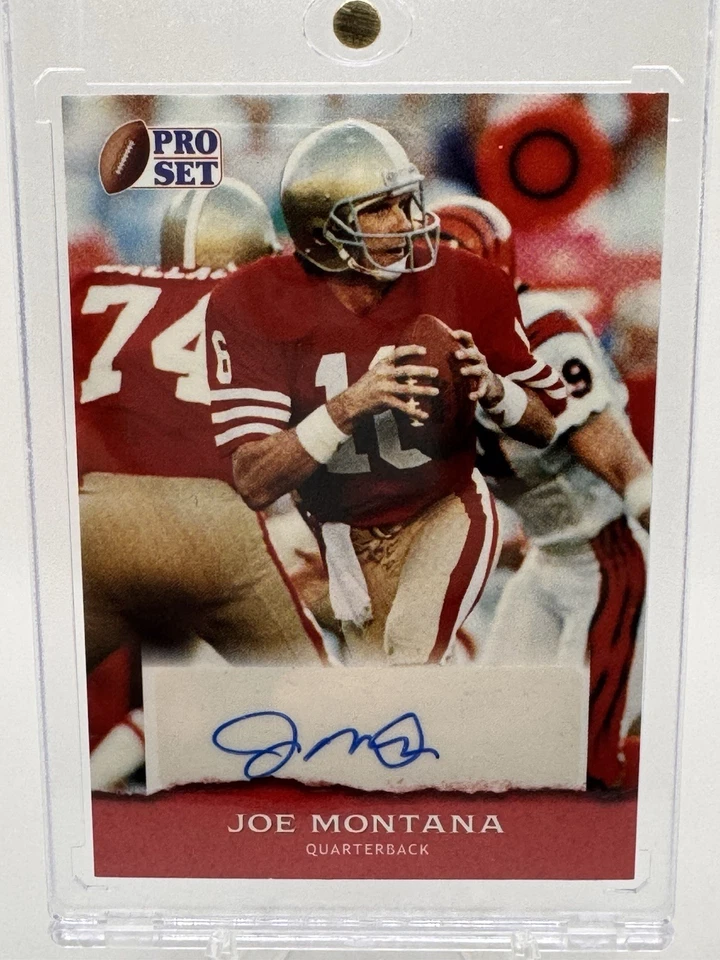Juego Leaf Pro Sports Joe Montana 2022 autógrafo automático #PSA-JM2 Foto 1 de 2