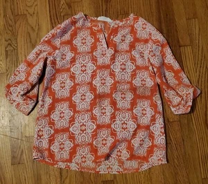 Peach Love California Blouse Size 9/10 - Picture 1 of 3