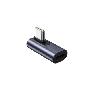 90 Degree USB C Male to USB C Female Adapter Data Right Angled Converter Charge - Picture 1 of 6