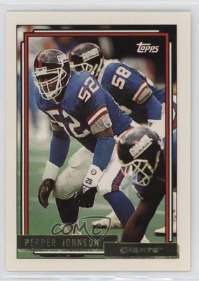 1992 Topps Gold Pepper Johnson #127 - Image 1 of 2