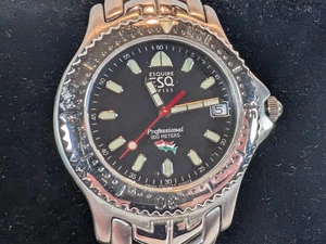 Movado ESQ Esquire Taucheruhr mit Armband & neuer Batterie 300422 - Bild 1 von 5