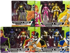 Power Rangers Lightning Collection X Teenage Mutant Ninja Turtles Complete Set - Picture 1 of 24