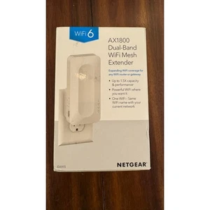 Netgear AX1800 Dual-Band WiFi 6 Mesh Extender - Steigert WLAN-Abdeckung - Bild 1 von 6