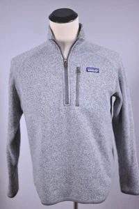Patagonia Better Sweater 1/4 Zip Pullover Stonewash Men's Medium M - Picture 1 of 4